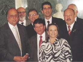 Líderes de CDLs e presidente da FCDL reúnem-se com o Governador Pezão